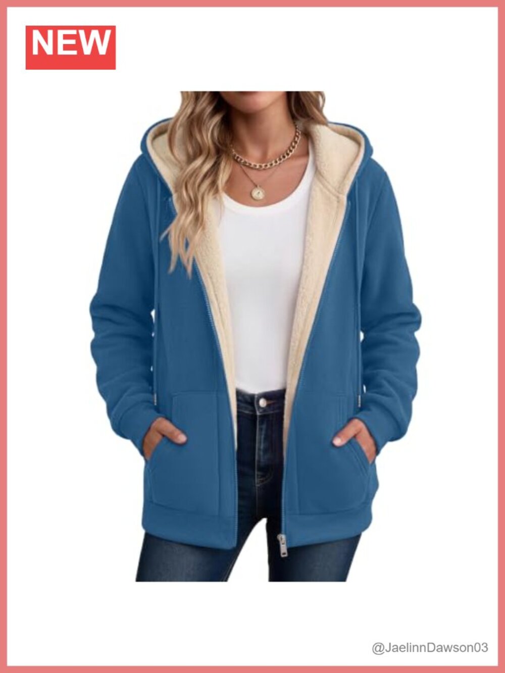Sherpa Fleece Jacket Zip Up Thick Warm Hoodie Fall Winter Coat